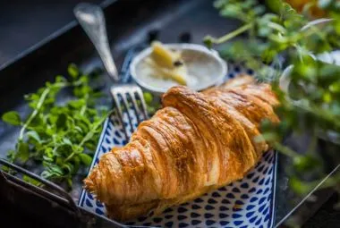 Plate Of Croissant